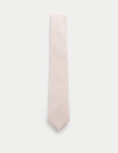 Slim Woven Silk Blend Tie